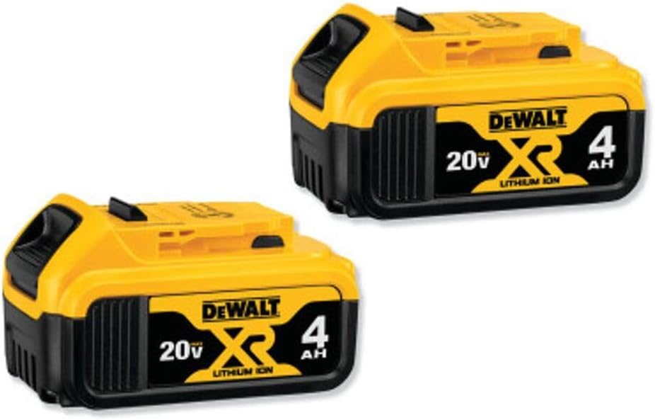 20V MAX XR 4Ah Lithium-Ion Battery 2-Pack 🔋 | High-Performance Power Tool Batteries