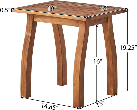 Modern Accent Table with Practical Storage