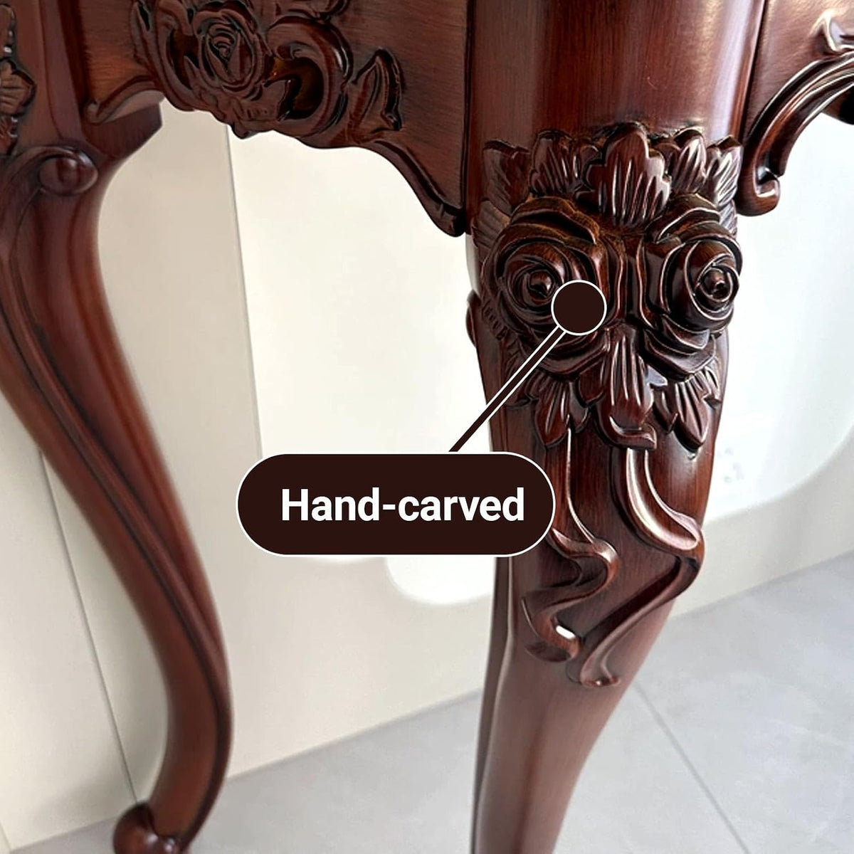 Vintage Console Table for Entryway and Living Room