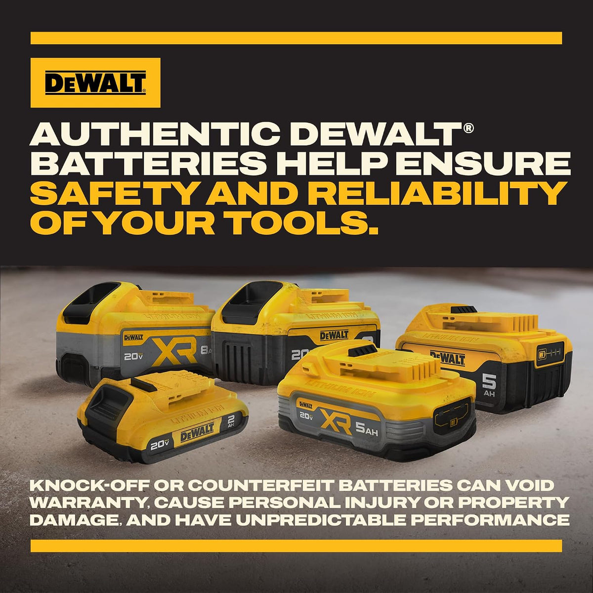 20V MAX XR 4Ah Lithium-Ion Battery 2-Pack 🔋 | High-Performance Power Tool Batteries