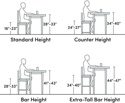Rustic Wooden Saddle Bar Stool with Footrest