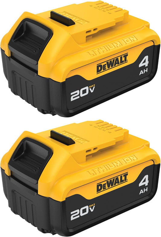 20V MAX XR 4Ah Lithium-Ion Battery 2-Pack 🔋 | High-Performance Power Tool Batteries