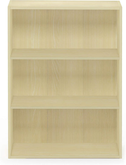 3-Tier Open Bookshelf for Living Room & Bedroom