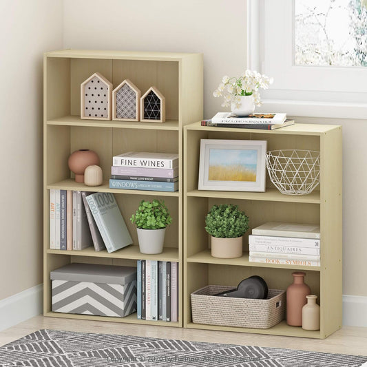 3-Tier Open Bookshelf for Living Room & Bedroom